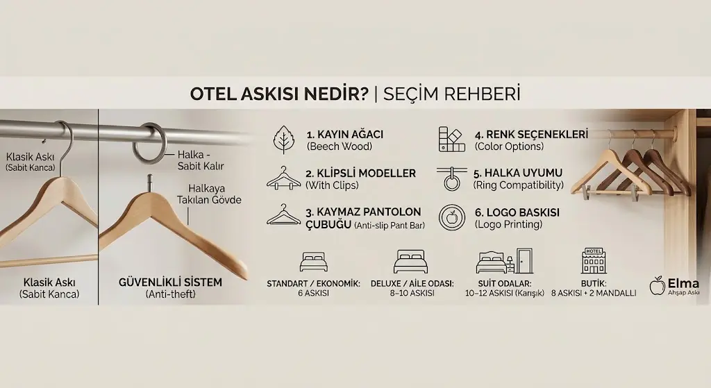 Otel Askısı Nedir? Oteller İçin Doğru Askı Seçim Rehberi