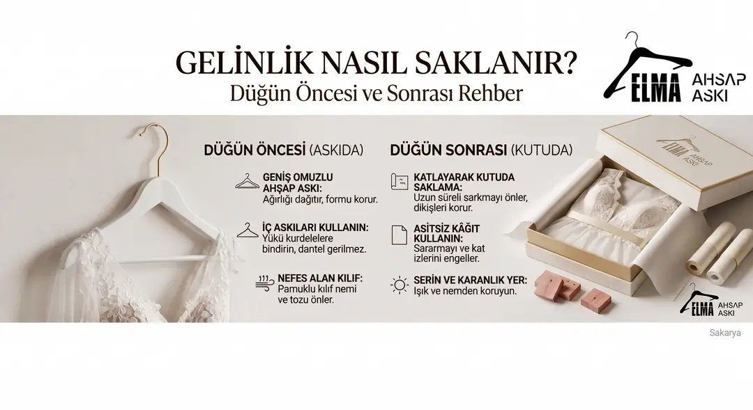 Gelinlik Nasıl Saklanır? Düğün Öncesi ve Sonrası Adım Adım Rehber
